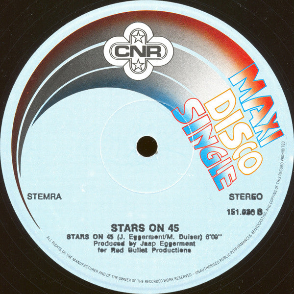 Stars On 45 : Stars On 45 (12",45 RPM,Maxi-Single)