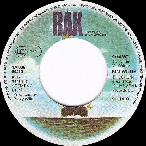 Kim Wilde : Chequered Love (7",45 RPM,Single,Stereo)