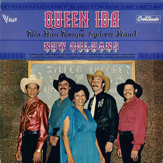 Queen Ida And The Bon Temps Zydeco Band : In New Orleans (LP,Album)