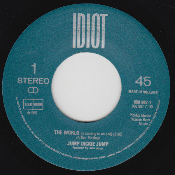 Jump Dickie Jump : The World (Is Coming To An End) (7",45 RPM,Single)