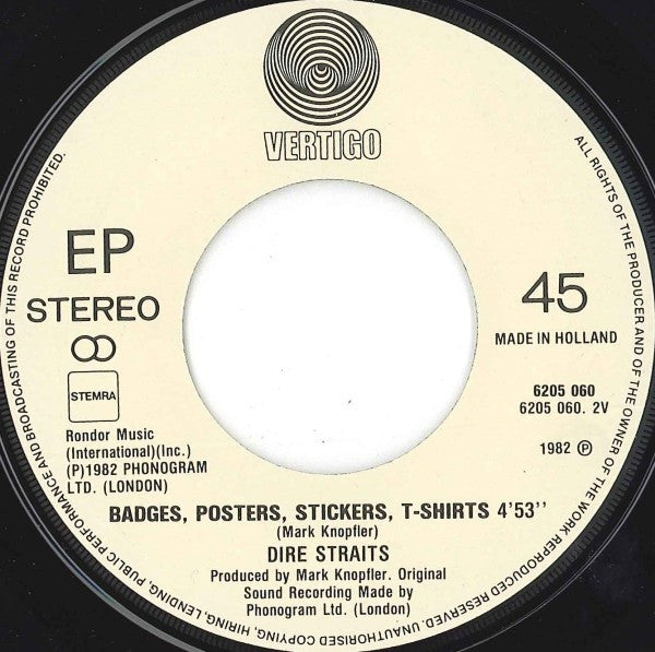 Dire Straits : Private Investigations (7",45 RPM,EP)