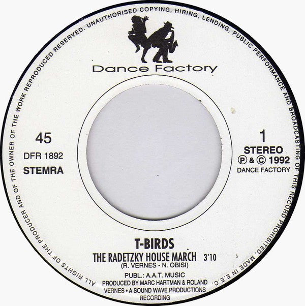 T-Birds : The Radetzky House March (7",45 RPM,Single)