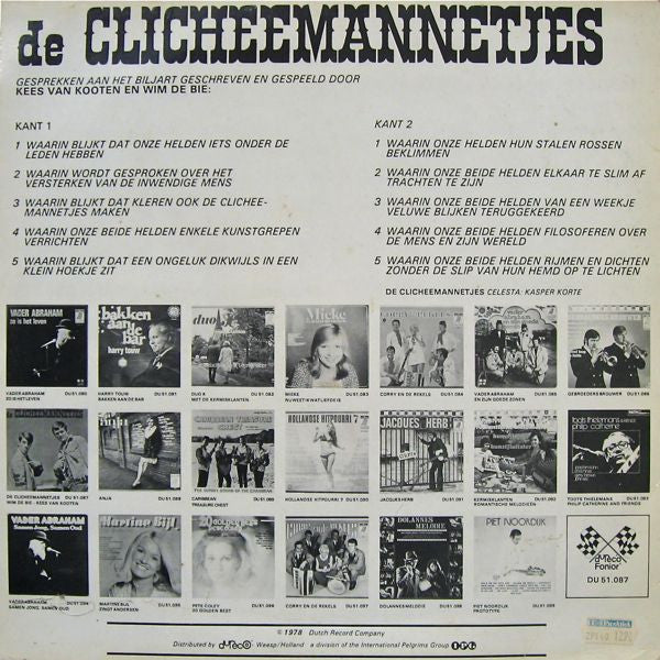 De Clicheemannetjes : De Clicheemannetjes (LP,Album,Reissue)