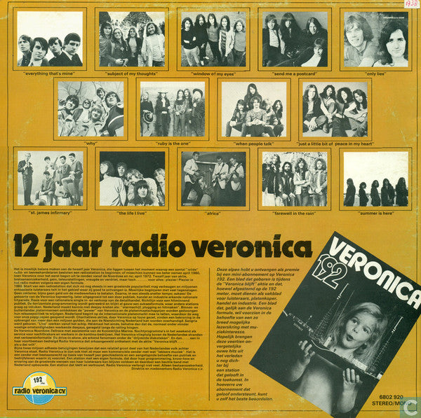 Various : 12 Jaar Radio Veronica (LP,Compilation)