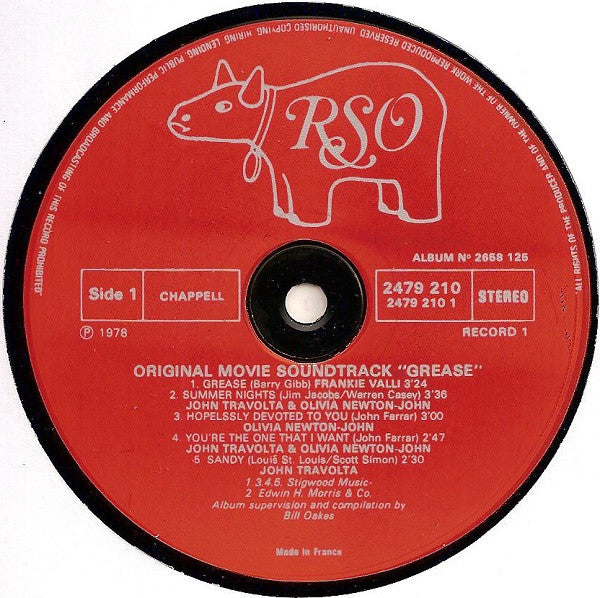Various : Grease (Bande Originale Du Film) (LP,Album)