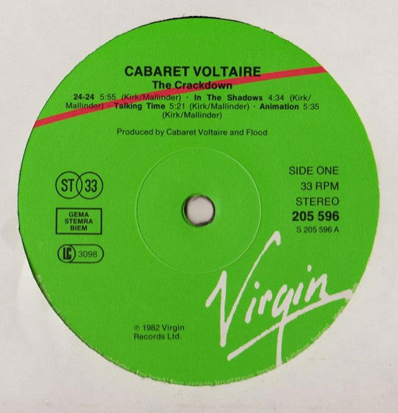 Cabaret Voltaire : The Crackdown (LP,Album)