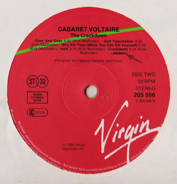 Cabaret Voltaire : The Crackdown (LP,Album)