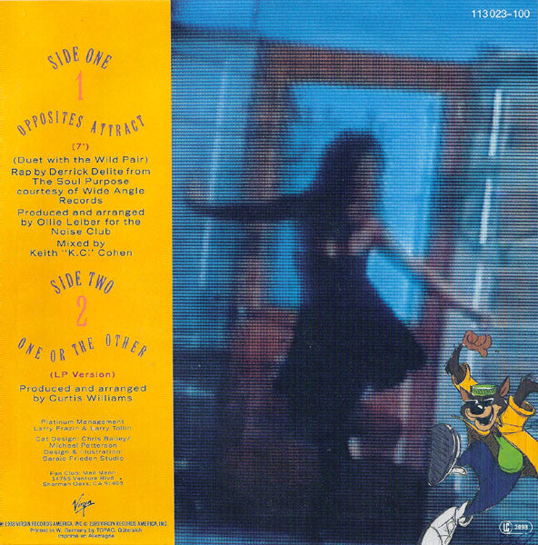 Paula Abdul : Opposites Attract (7",45 RPM,Single,Stereo)