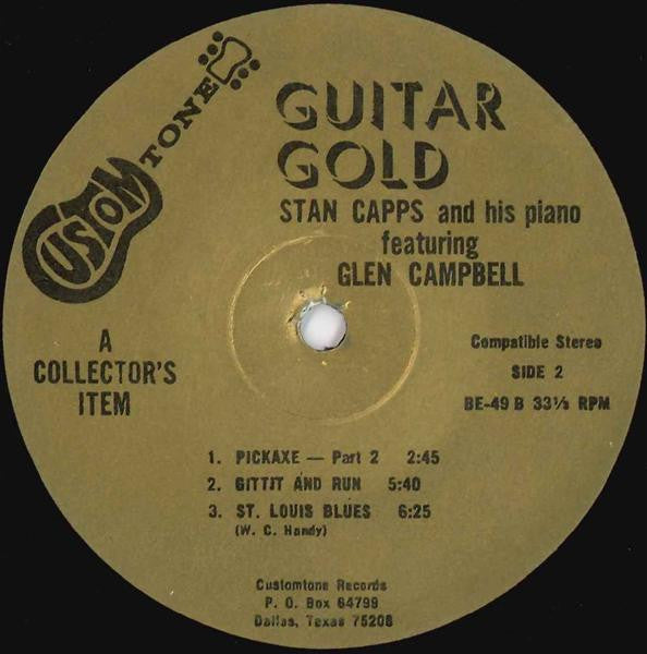 Stan Capps And His Piano Featuring Glen Campbell : Guitar Gold (LP,Album)