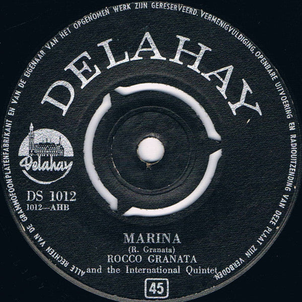 Rocco Granata Und Sein Quintetto Italiano : Marina (7",Single,45 RPM)