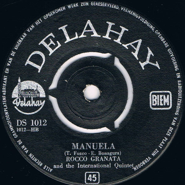 Rocco Granata Und Sein Quintetto Italiano : Marina (7",Single,45 RPM)