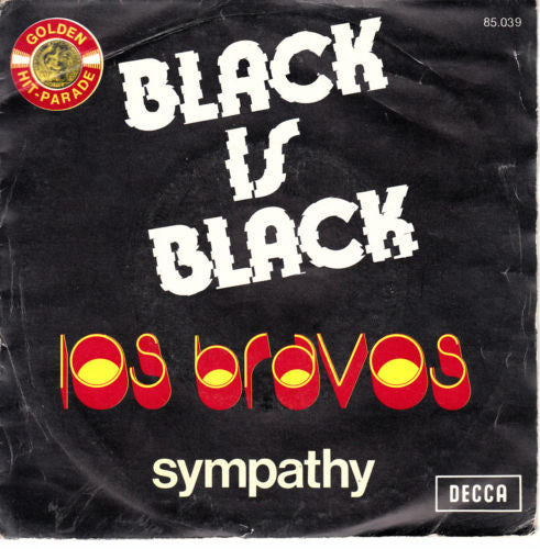 Los Bravos : Black Is Black / Sympathy (7",45 RPM,Single)