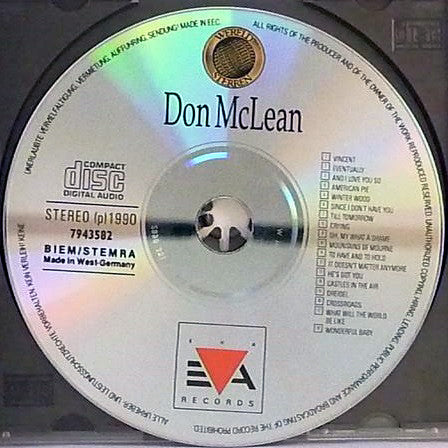 Don McLean : Het Beste Van Don McLean (Compilation)