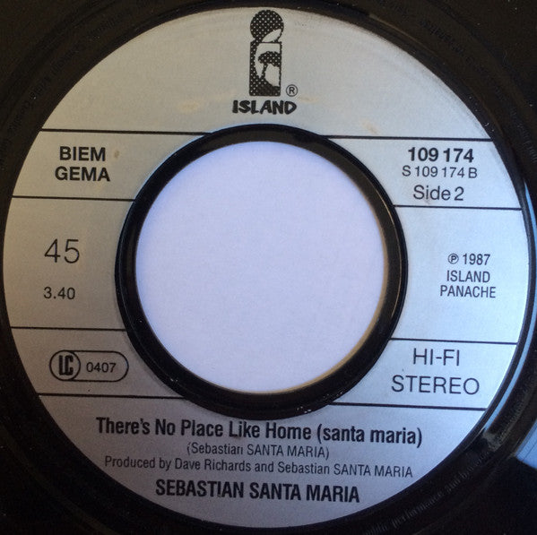 Sebastian Santa Maria : Keep On Singing (7",45 RPM,Single,Stereo)