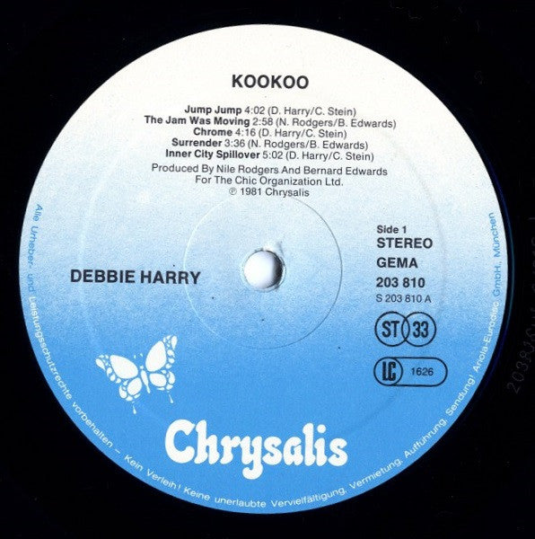 Deborah Harry : KooKoo (LP,Album)