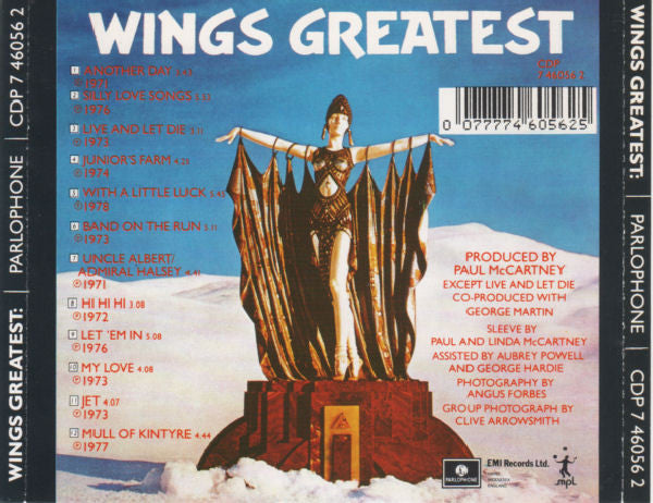 Wings (2) : Wings Greatest (Compilation,Reissue)