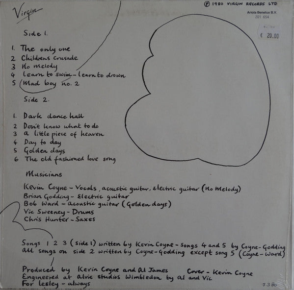 Kevin Coyne : Bursting Bubbles (LP,Album,Stereo)