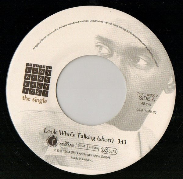 Dr. Alban : Look Whos Talking! (The Single) (7",45 RPM,Single)