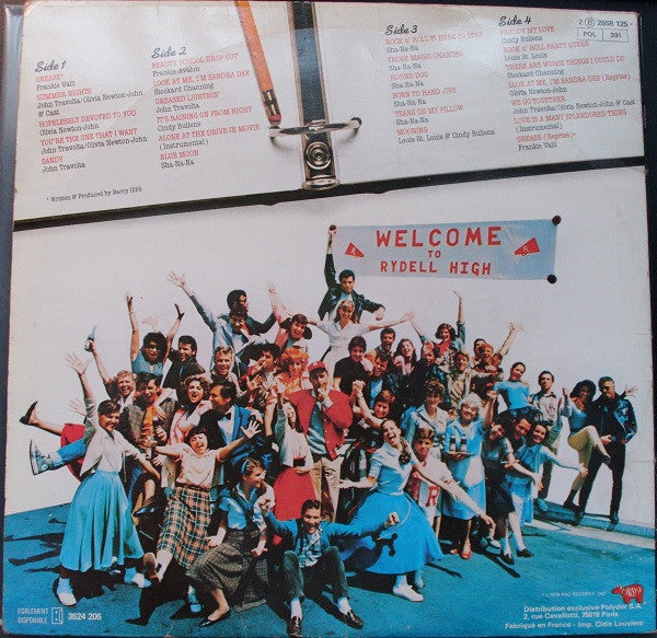 Various : Grease (Bande Originale Du Film) (LP,Album,Reissue)
