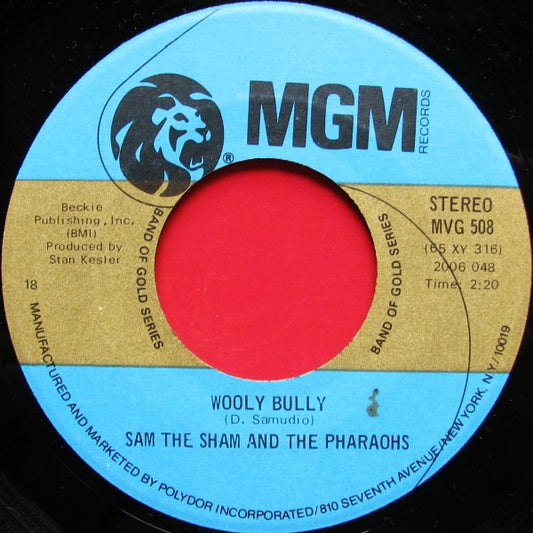 Sam The Sham & The Pharaohs : Wooly Bully (7",45 RPM,Stereo,Reissue)