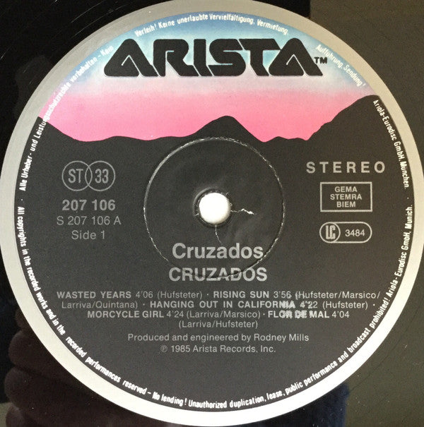 Cruzados : Cruzados (LP,Album,Stereo)