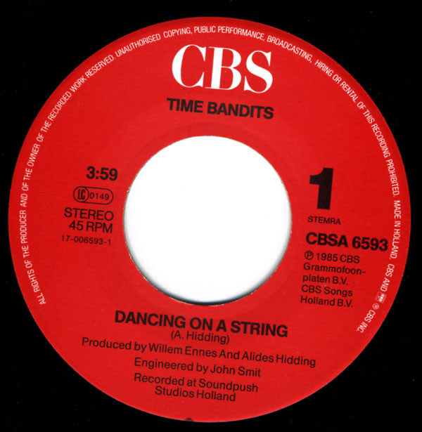 Time Bandits : Dancing On A String (7",45 RPM,Single)
