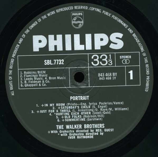 Walker Brothers, The : Portrait (LP,Album,Stereo)