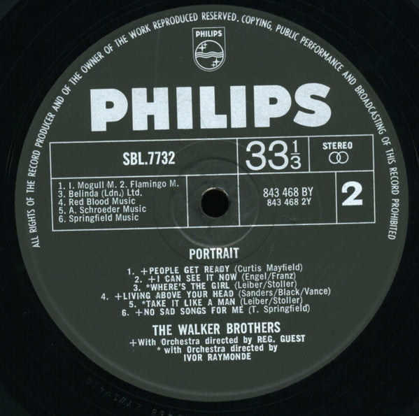 Walker Brothers, The : Portrait (LP,Album,Stereo)