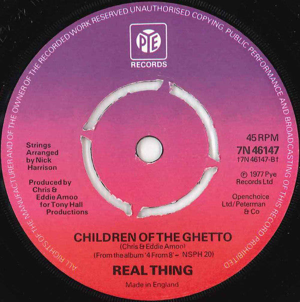 Real Thing, The : Can You Feel The Force? (7",45 RPM,Single)