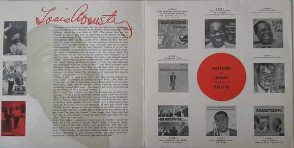 Louis Armstrong And His All-Stars : Satchmo The Great (7",EP,45 RPM)