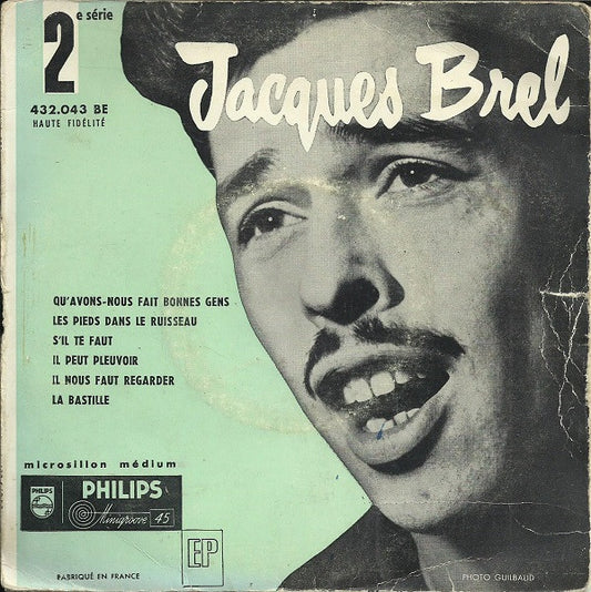 Jacques Brel : 2e Série (7",45 RPM,EP,Reissue)
