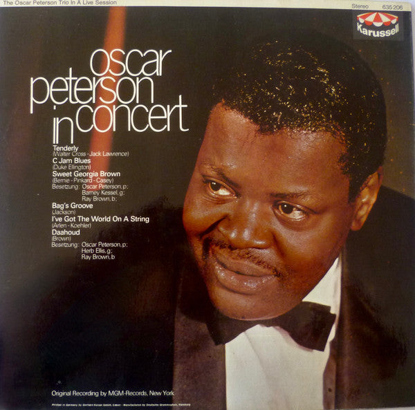 Oscar Peterson : In Concert (LP,Compilation,Stereo)