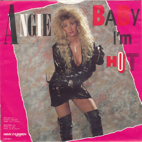 Angie Van Burg : Baby I'm Hot (7",45 RPM,Single,Stereo)