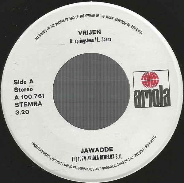 Jawadde : Vrijen (7",45 RPM,Single)
