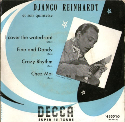 Django Reinhardt Et Son Quintette : I Cover The Waterfront (7",45 RPM,EP)