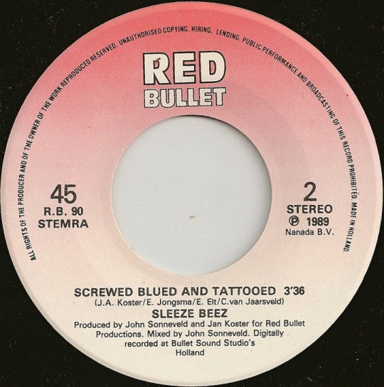 Sleeze Beez : Stranger Than Paradise (7")