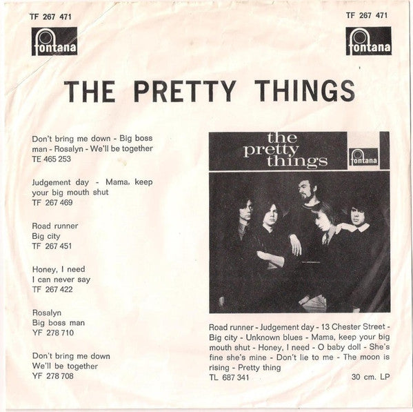 Pretty Things, The : Cry To Me / Get A Buzz (7",45 RPM,Single,Mono)
