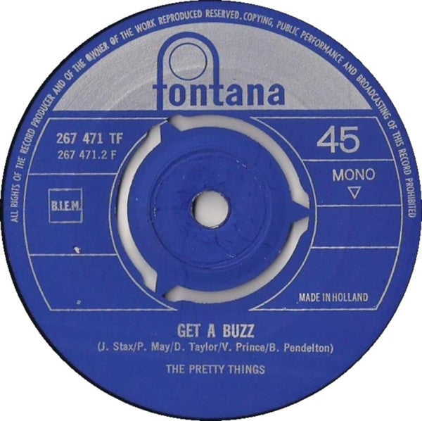 Pretty Things, The : Cry To Me / Get A Buzz (7",45 RPM,Single,Mono)