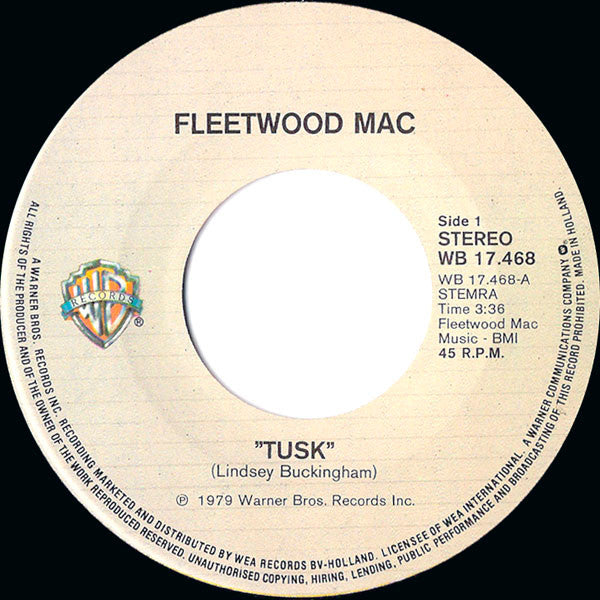 Fleetwood Mac : Tusk (7",Single,45 RPM)