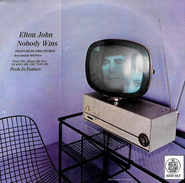 Elton John : Nobody Wins (7",45 RPM)