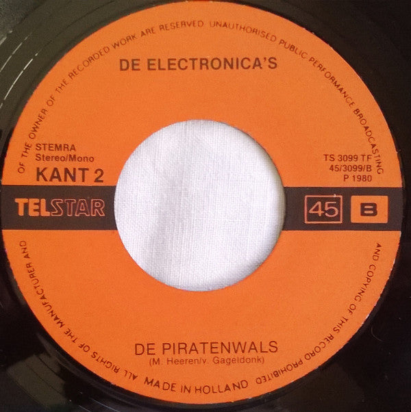 De Electronica's : De Billekesdans (7",45 RPM,Stereo,Mono)