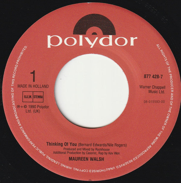 Maureen Walsh : Thinking Of You (7",45 RPM,Single)