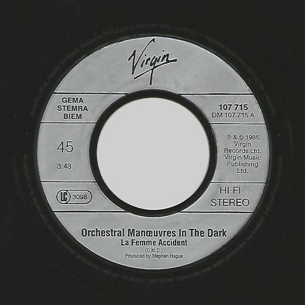 Orchestral Manoeuvres In The Dark : La Femme Accident (7",45 RPM,Single,Misprint,Stereo)