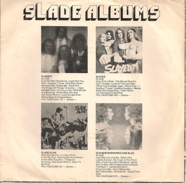 Slade : The Bangin' Man (7",Single,45 RPM)