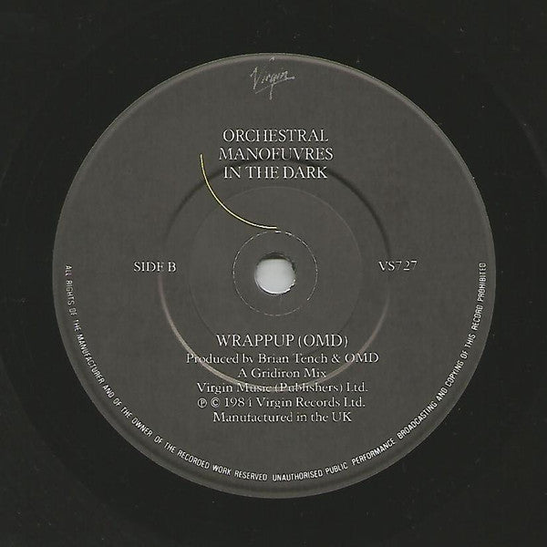 Orchestral Manoeuvres In The Dark : Never Turn Away (7",Single)