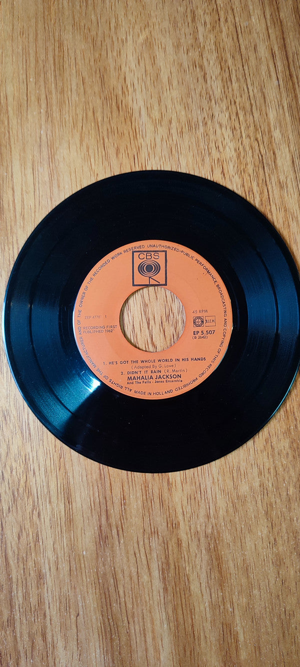 Mahalia Jackson : He's Got The Whole World In His Hands (7",45 RPM,EP,Repress)