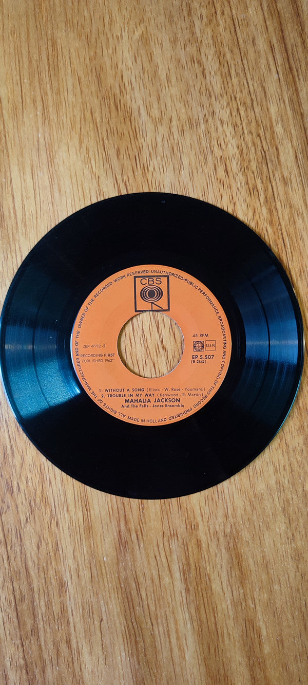 Mahalia Jackson : He's Got The Whole World In His Hands (7",45 RPM,EP,Repress)