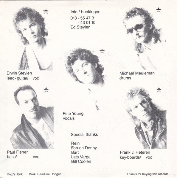 Pete Young (8) & Dutch Flag, The : Anna / Lilly (7",45 RPM,Single,Stereo)