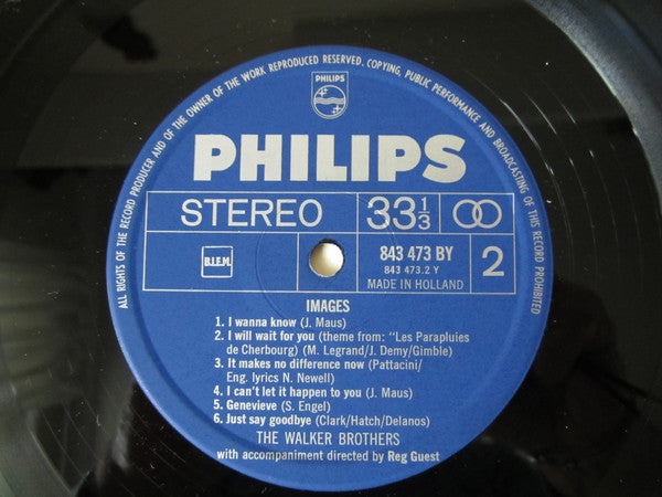 Walker Brothers, The : Images (LP,Album,Stereo)