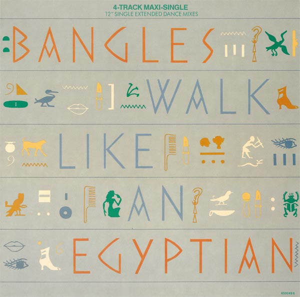 Bangles : Walk Like An Egyptian (12",45 RPM,Maxi-Single,Stereo)